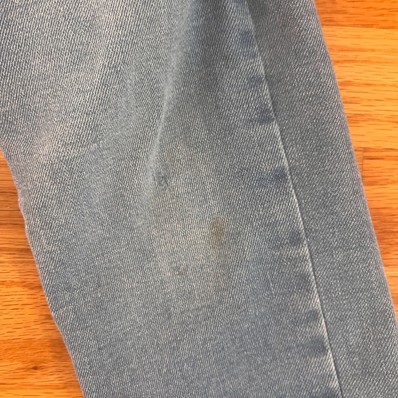 Zara denim jeans with suspenders. Girl size 9 - Picture 6 of 6